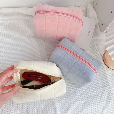 Trousse maquillage | Pastel Matelassée