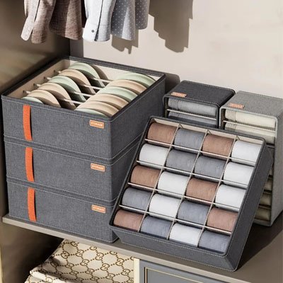 Organisateur de tiroir | ModuTissu Gris