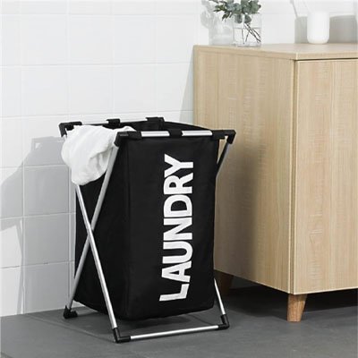 Panier a linge tri compartiments pliable | Organizer