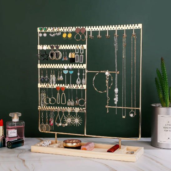 Rangement pour bijoux | Présentoir Mural