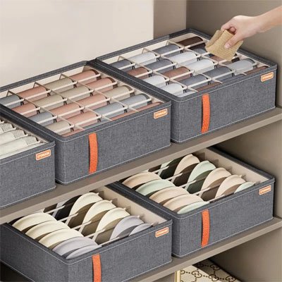 Organisateur de tiroir | ModuTissu Gris