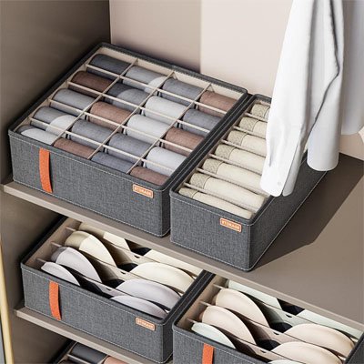 Organisateur de tiroir | ModuTissu Gris